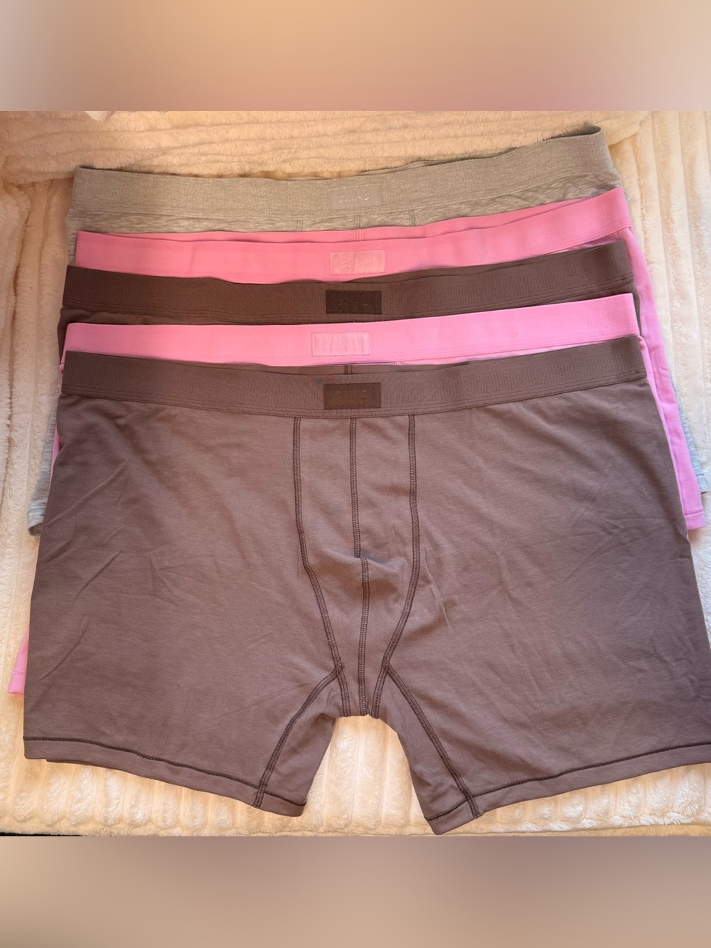 NWOT SKIMS MENS BOXERS-5PCS 4XL